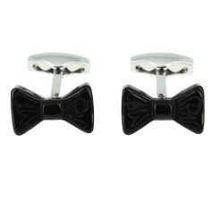 Boutons de manchette, Noeud papillon en Onyx, Simon Carter Simon Carter