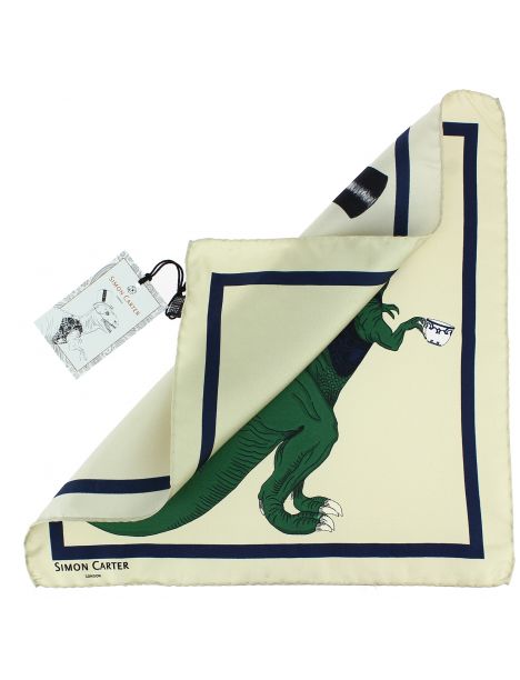 Pochette Simon Carter, T Rex blanc cassé Simon Carter