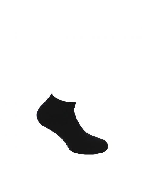 Mini socquette de sport en coton noir Labonal