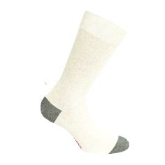 Mi chaussette bicolores avec coton bio écru Labonal