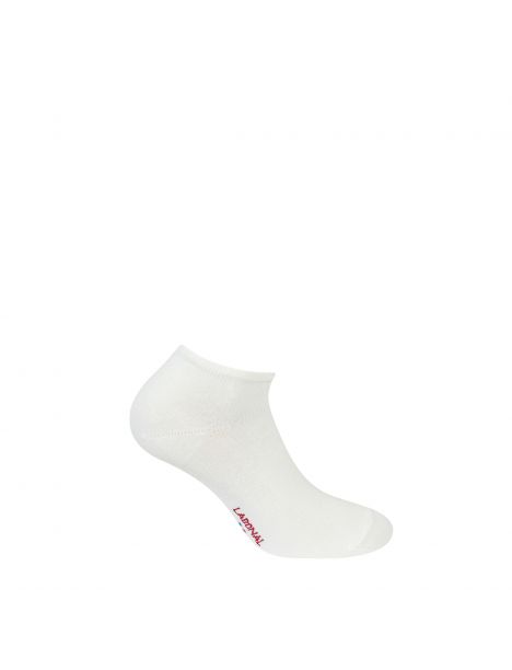 Mini socquettes unie Jersey Bambou blanc Labonal Chaussettes