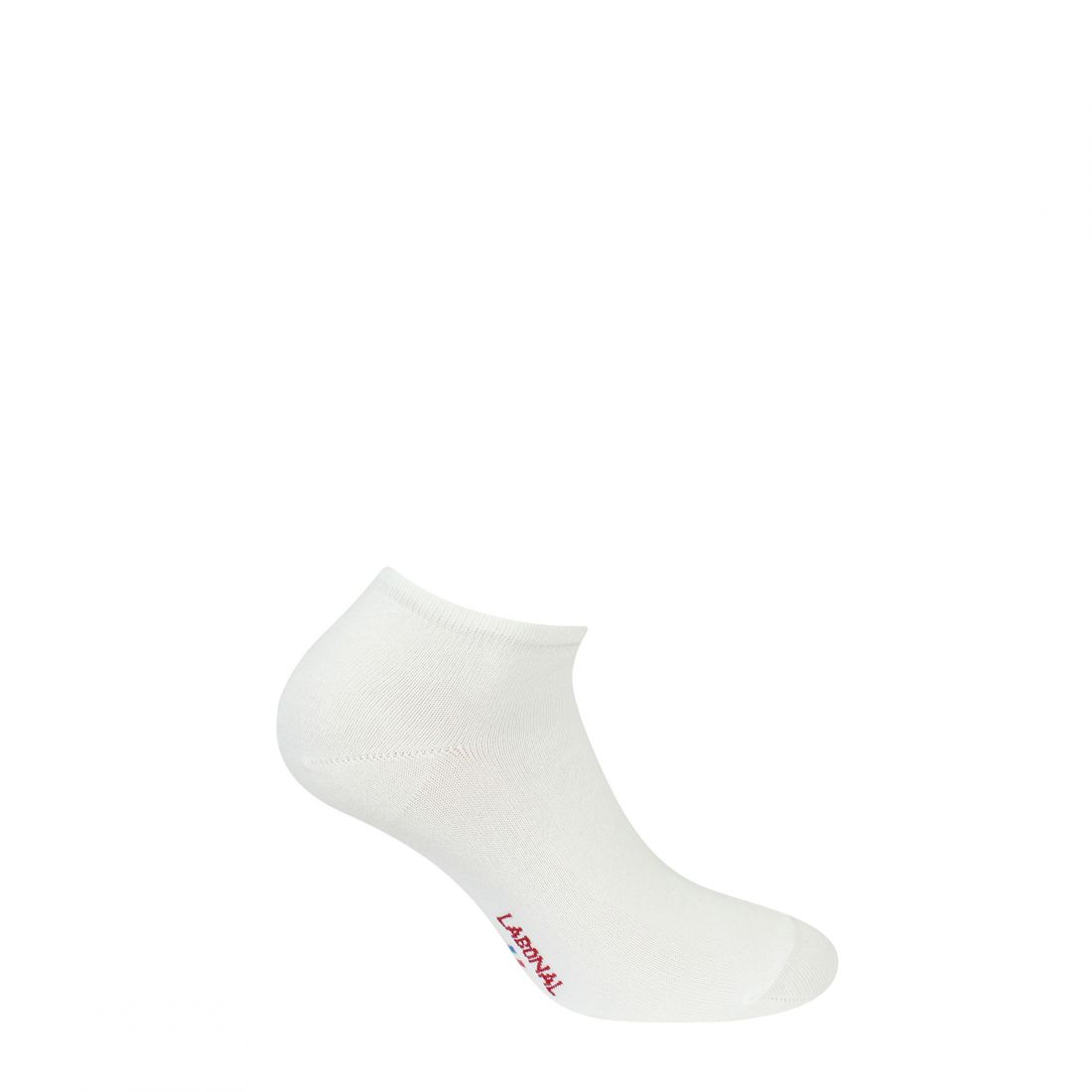 Mini socquettes unie Jersey Bambou blanc Labonal