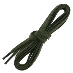 lacets sneaker, plats et large en coton, Vert Armée Les Lacets Français