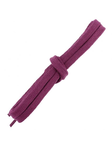 lacets sneaker, plats et large en coton, Violet Les Lacets Français