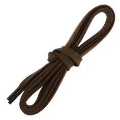 lacets sneaker, plats et large en coton, Chocolat Les Lacets Français