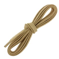 lacets sneaker, plats et large en coton, Sable Les Lacets Français