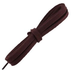 lacets sneaker, plats et large en coton, Rouge Bordeaux Les Lacets Français 2