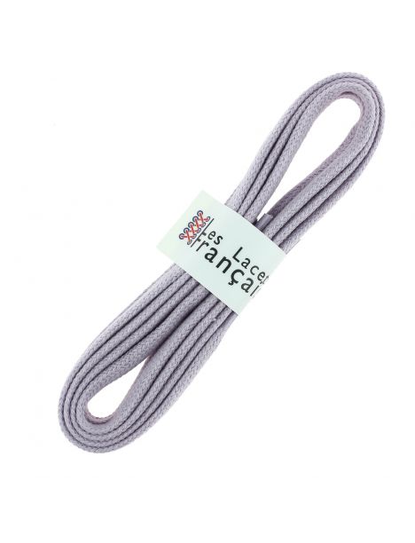 lacets sneaker, plats et large en coton, Mauve lilas Les Lacets Français