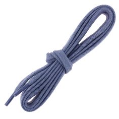 lacets sneaker, plats et large en coton, Bleu pensée Les Lacets Français