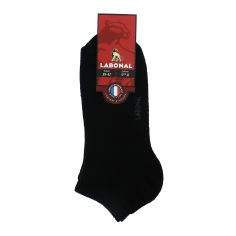Mini socquette de sport en coton noir Labonal 2