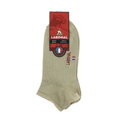 Mini socquettes unie Jersey Bambou beige Labonal 2