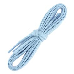 lacets sneaker, plats et large en coton, Bleu Ciel Les Lacets Français