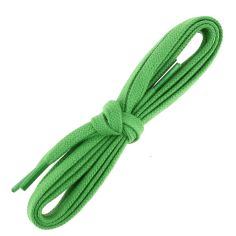 lacets sneaker, plats et large en coton, Vert Pastourelle Les Lacets Français