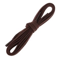lacets sneaker, plats et large en coton, Marron Acajou Les Lacets Français