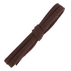 lacets sneaker, plats et large en coton, Marron Acajou Les Lacets Français 2