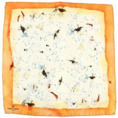 Pochette Simon Carter, Cat Attack orange Simon Carter