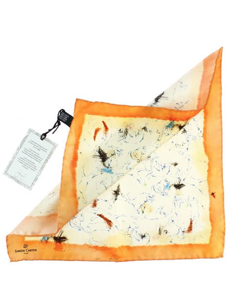 Pochette Simon Carter, Cat Attack orange Simon Carter