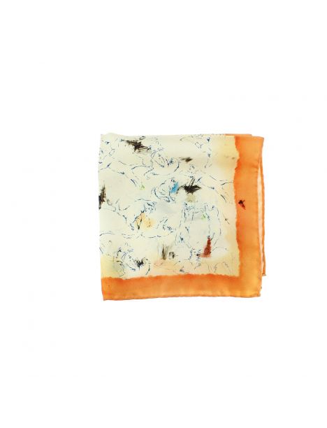 Pochette Simon Carter, Cat Attack orange Simon Carter