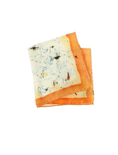 Pochette Simon Carter, Cat Attack orange Simon Carter