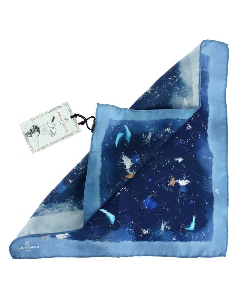 Pochette Simon Carter, Cat Attack Bleu Simon Carter