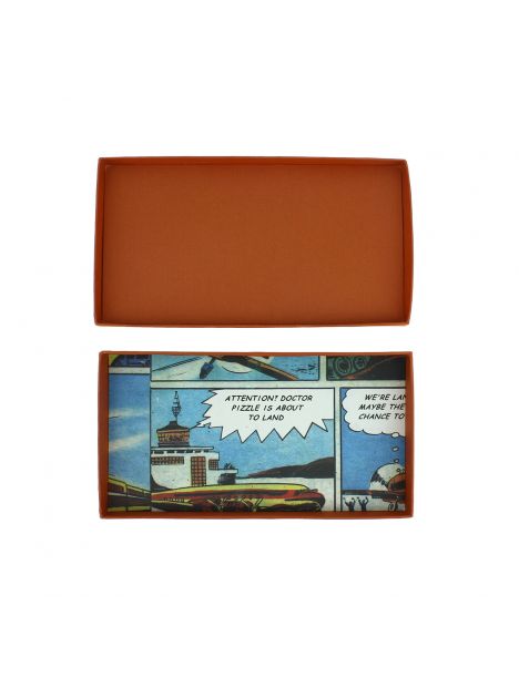 Pochette Simon Carter, Cat Attack Bleu Simon Carter