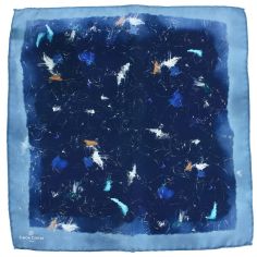 Pochette Simon Carter, Cat Attack Bleu Simon Carter