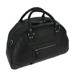 Sac De Voyage En Cuir Noir, Folkstone, Simon Carter London. Simon Carter