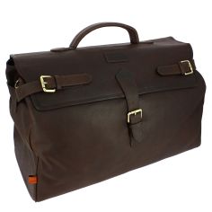 Sac De Voyage Vintage En Cuir Brun, Norfolk, Simon Carter London. Simon Carter