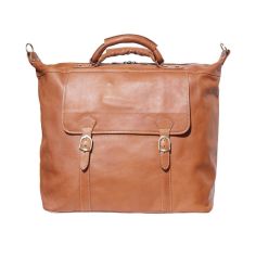 Sac De Voyage En Cuir Marron Clair, Weekender. Tony Et Paul. Tony & Paul 2