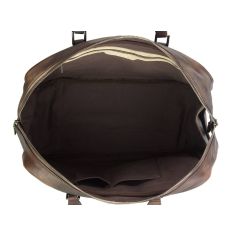 Sac De Voyage En Cuir Vintage Marron Foncé, Danilo. Tony Et Paul. Tony & Paul 2