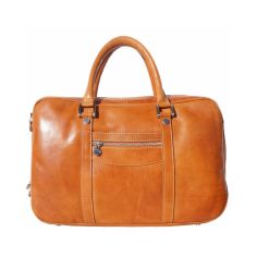 Sacoche En Cuir Marron Clair, Gianpaolo. Tony Et Paul.. Tony & Paul 2