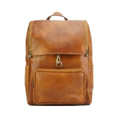 Sac à dos en cuir marron clair, Connor. Tony et Paul. Tony & Paul 2