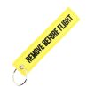 Porte clés Yellow Remove before flight Clj Charles Le Jeune Porte clés