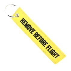 Porte clés Yellow Remove before flight Clj Charles Le Jeune 2