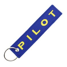 Porte Clés Pilote Bleu Clj Charles Le Jeune