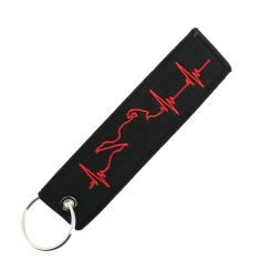 Porte Clés Heart Beat Noir Clj Charles Le Jeune