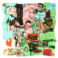 Carré 90 Basquiat In Italian Brochier Soieries 1890 2