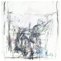 Carré 90 Giacometti Création 0625 Sans titre Brochier Soieries 1890