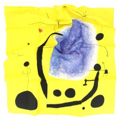 Carré 90 Miro L'Or de l'Azur Brochier Soieries 1890 2