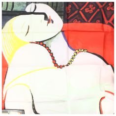 Carré 90 Picasso Le rêve, Marie-Thérèse Brochier Soieries 1890