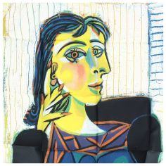 Carré 90 Picasso Portrait de Dora Maar Brochier Soieries 1890
