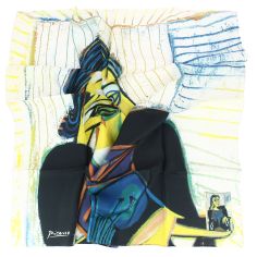 Carré 90 Picasso Portrait de Dora Maar Brochier Soieries 1890 2