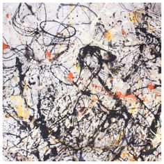 Carré 90 Pollock Number 18 (1950) Brochier Soieries 1890