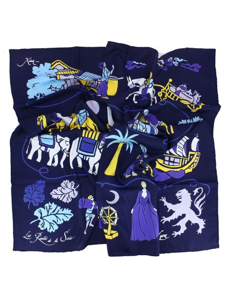 Carré 90 Route de la Soie Brochier Soieries 1890