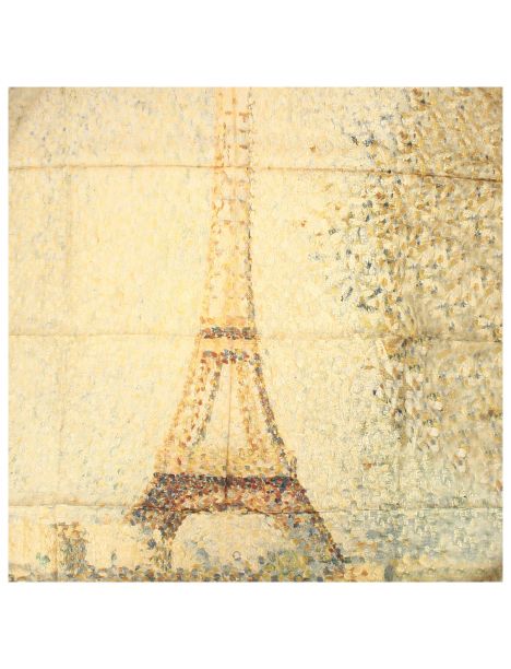Carré 90 Seurat Tour Eiffel Brochier Soieries 1890
