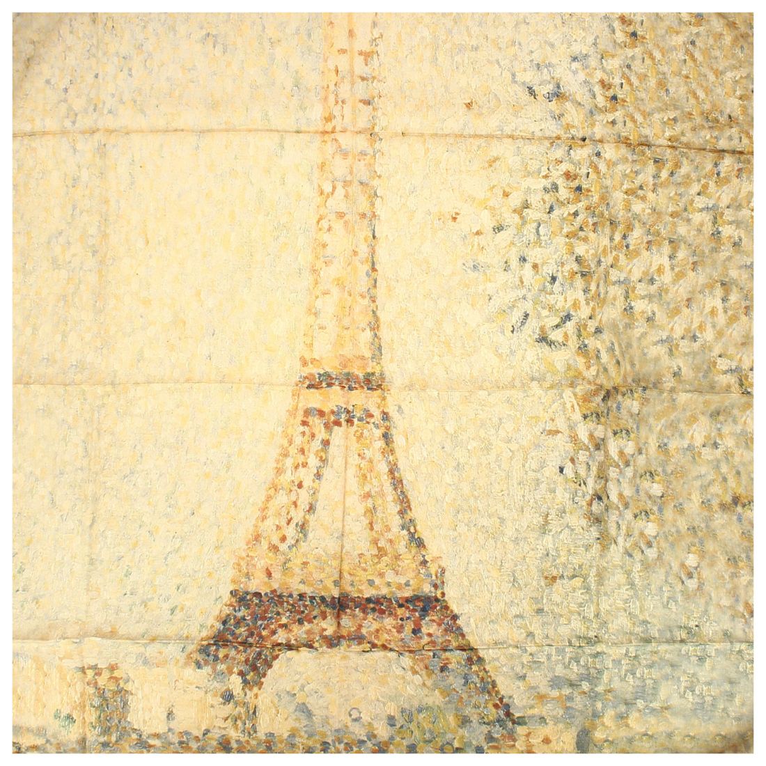 Carré 90 Seurat Tour Eiffel Brochier Soieries 1890