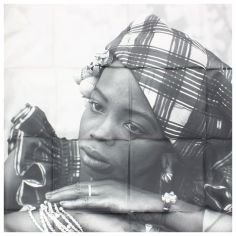 Carré 90 Seydou Keïta Sans titre 1949-51 MAK.128 Brochier Soieries 1890