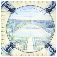 Carré 90 Versailles Fontaine Brochier Soieries 1890