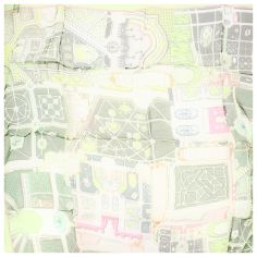 Carré 90 Versailles Jardins de Versailles Brochier Soieries 1890