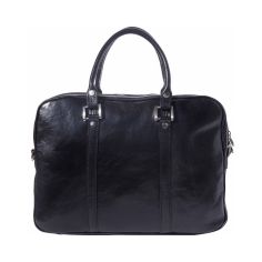 Serviette En Cuir De Veau Noir, Voyage Business. Tony Et Paul. Tony & Paul 2